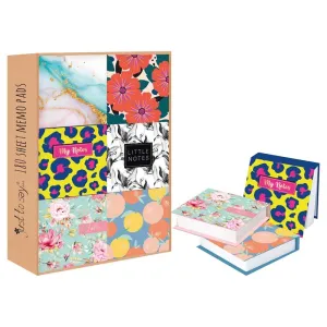 180 Sheet Illustrated Note Pad Block