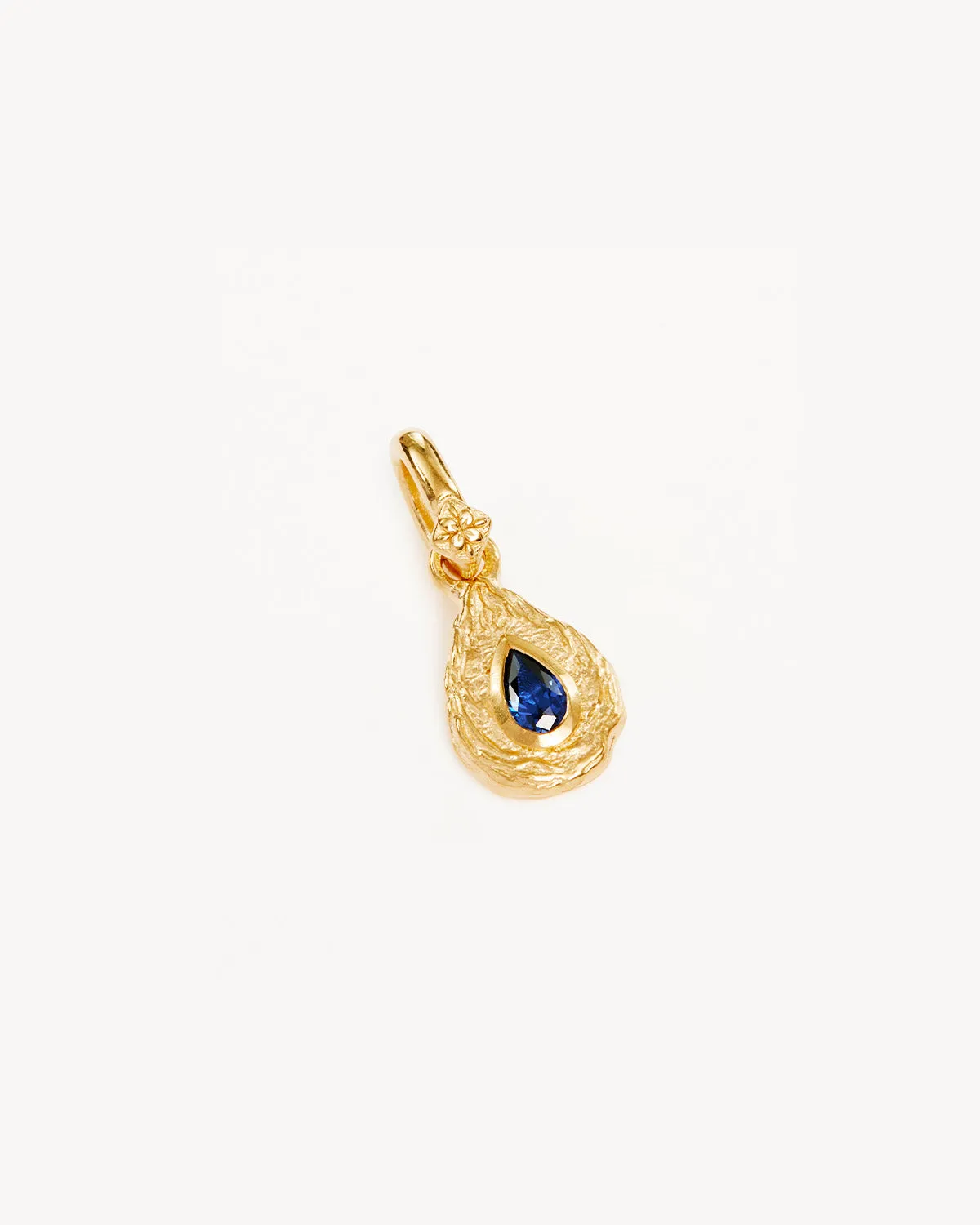 18k Gold Vermeil With Love Birthstone Annex Link Pendant - September