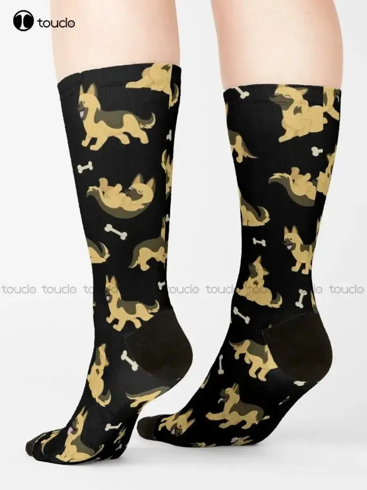 Adorable German Shepherd Cute Puppy Dog Socks