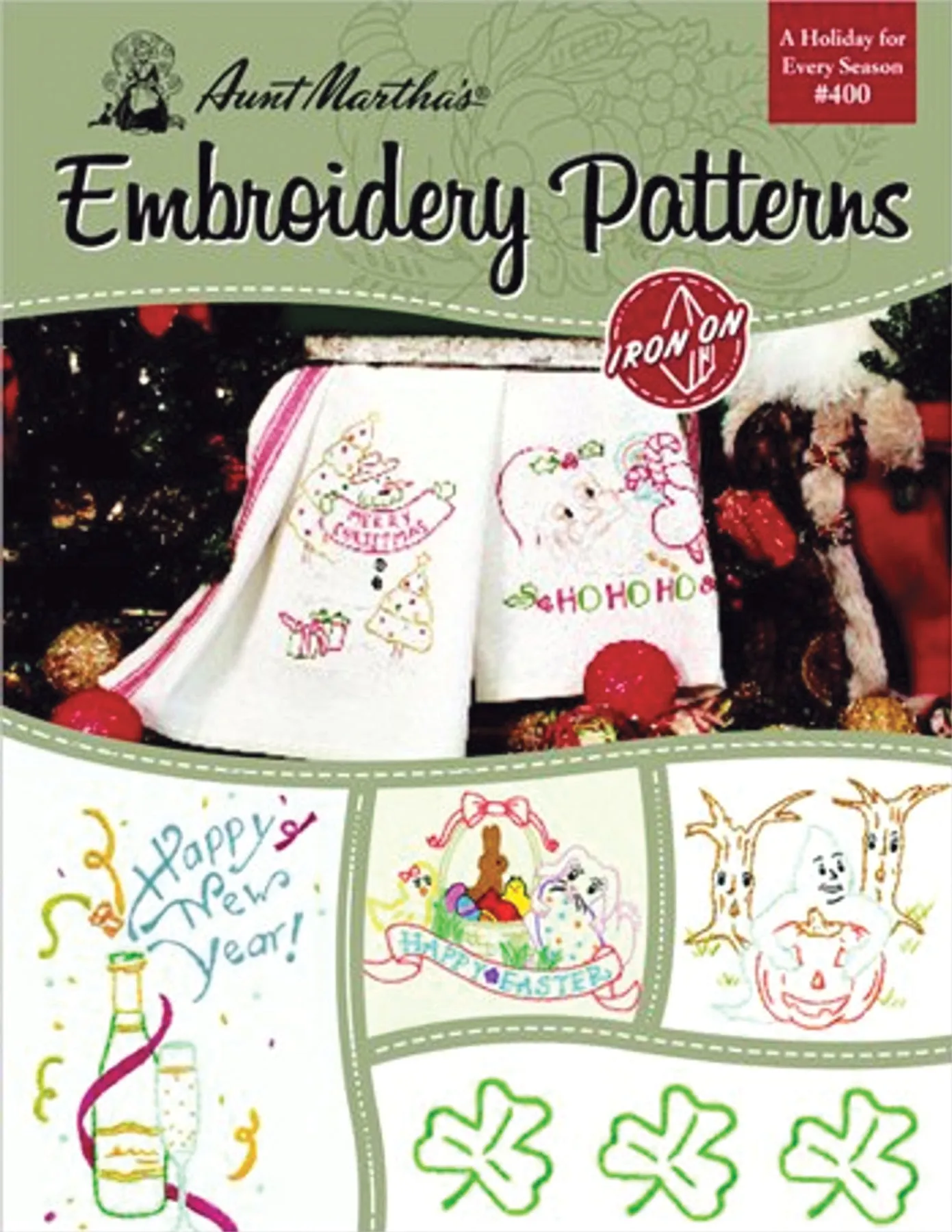 Aunt Martha's Iron-On Transfer Patterns Book Set #2