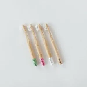 Brush Naked bamboo Toothbrush single - 4pack