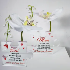 Bulk Sympathy Gifts Memorial Bereavement Gifts Artificial Floral In Acrylic Heart Condolence Remembrance Gifts for Loss of Loved One Wholesale