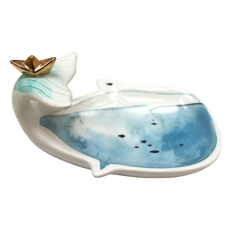 By The Sea Whale Dish With Gift Box