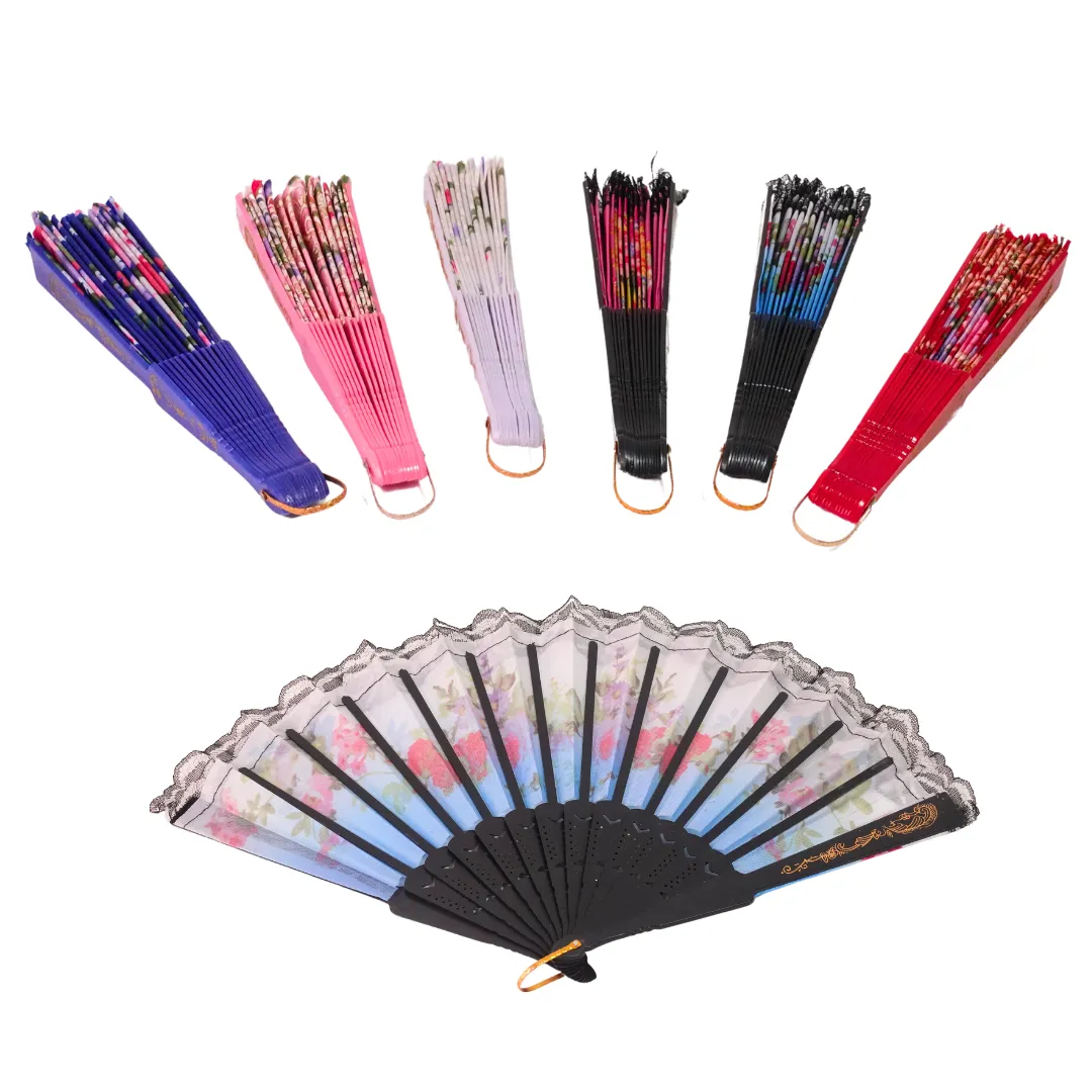 Chinese Folding Fan-1(Random Colours will be send)