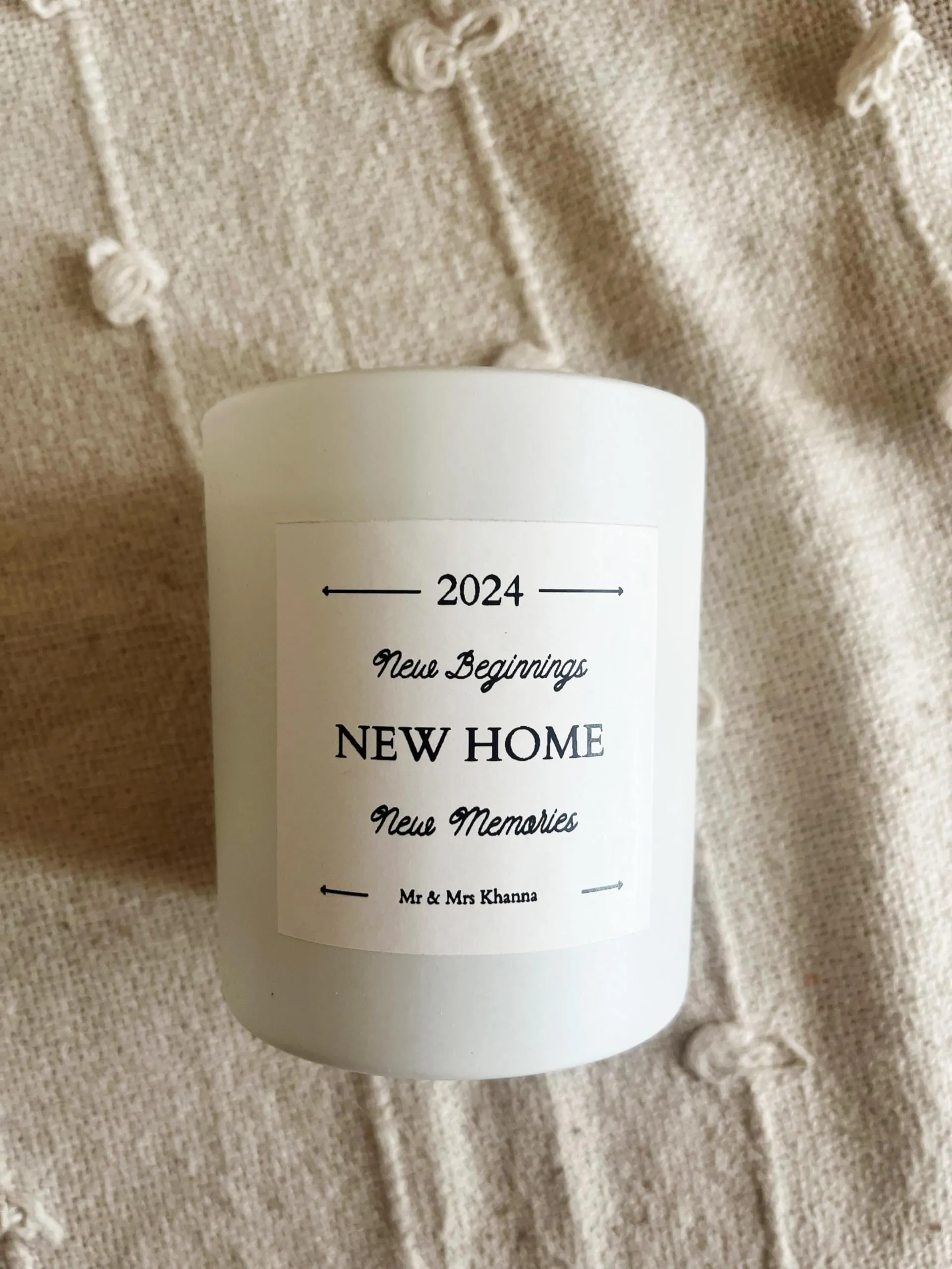 Customized Housewarming Candle Gifts for New Home Owners | Scented Candles for Home Decor | Custom Scented Candle Gifts for New Home Owner | Housewarming Gifts | Personalised Candle Gifts, 55hrs