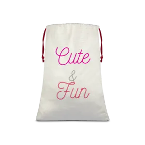 Cute and Fun Sublimation Linen Drawstring Sack