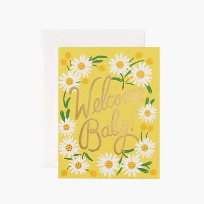 Daisy Baby Card