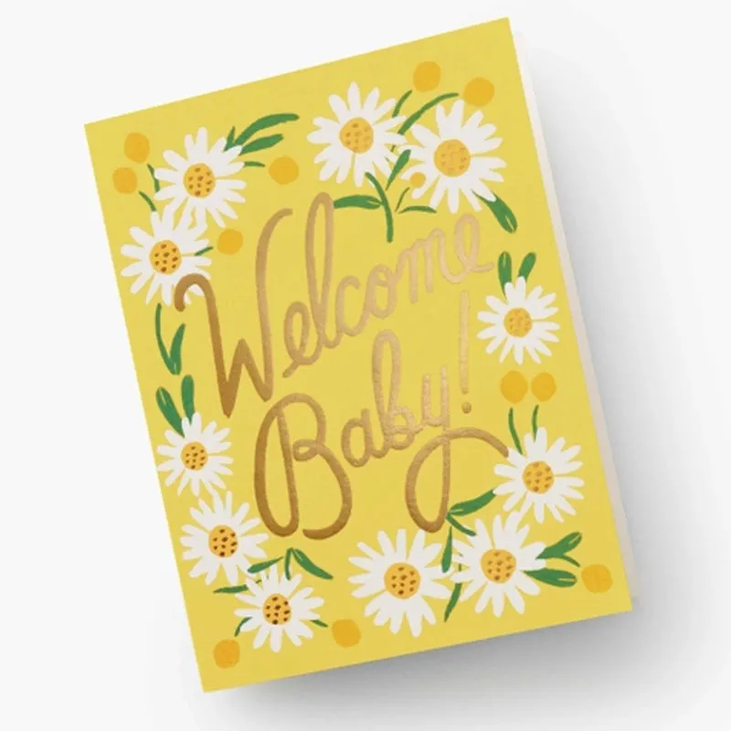 Daisy Baby Card