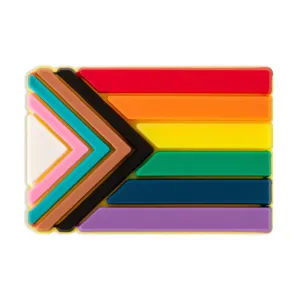 Daniel Quasar Silicone "Progress Pride" Flag Pins