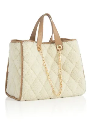 DAVOS TOTE, IVORY