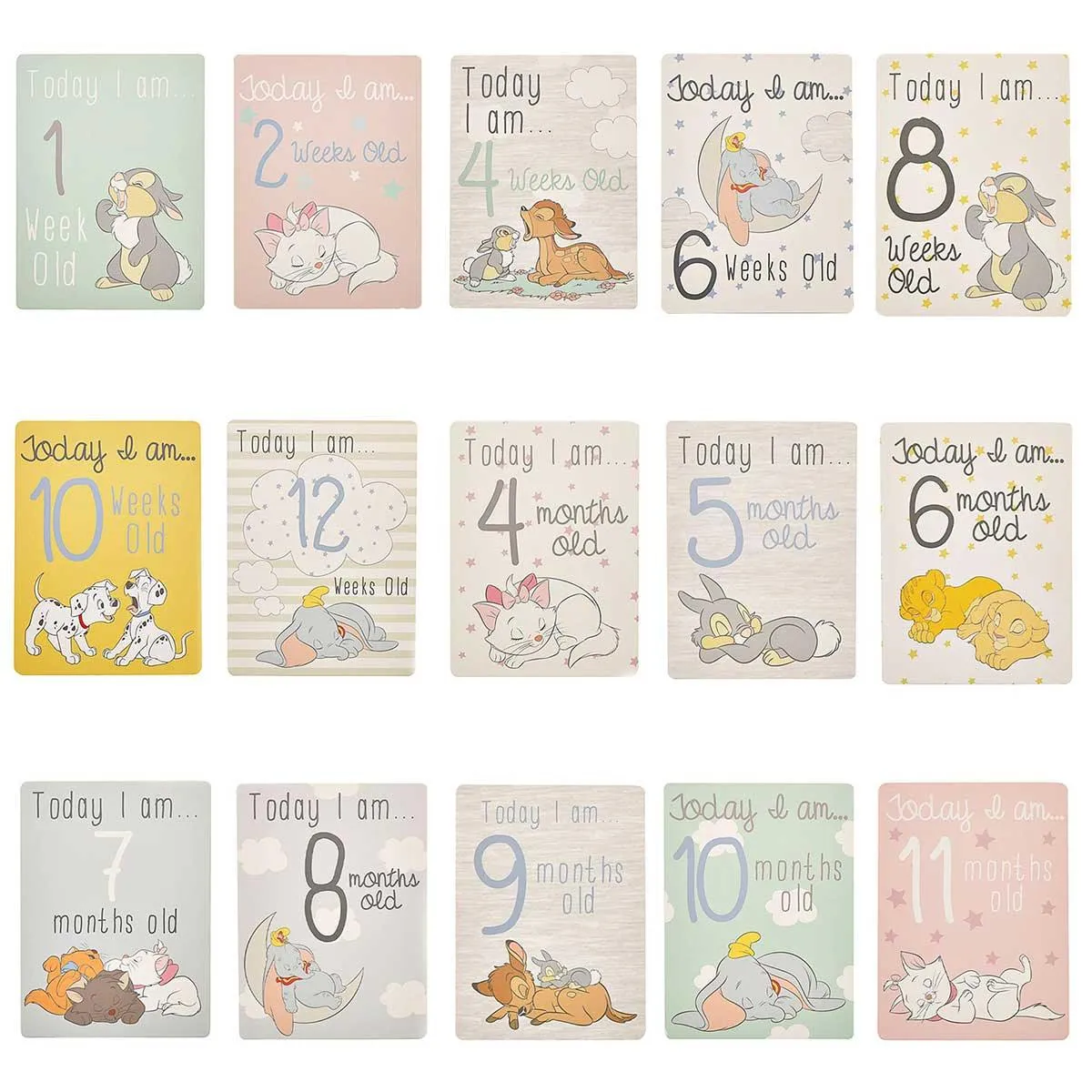 Disney Magical Beginnings Baby Milestone Cards