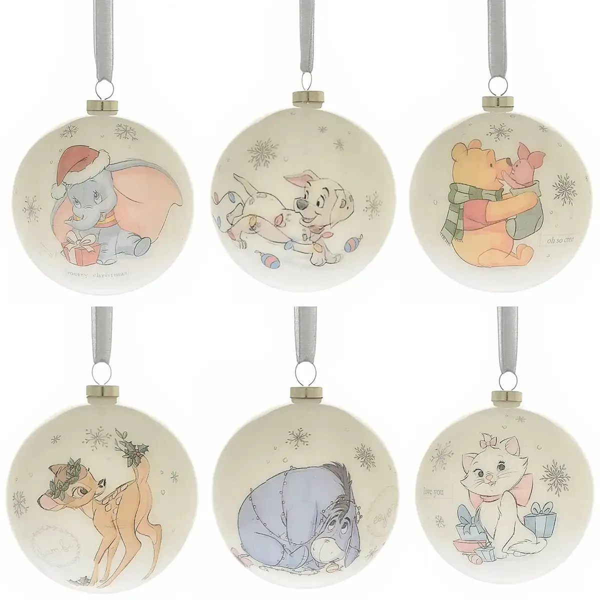 Disney Magical Beginnings Christmas Baubles (Set of 6)