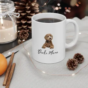 Doodle Mama Coffee Mug - 11oz Ceramic Cup for Dog Lovers