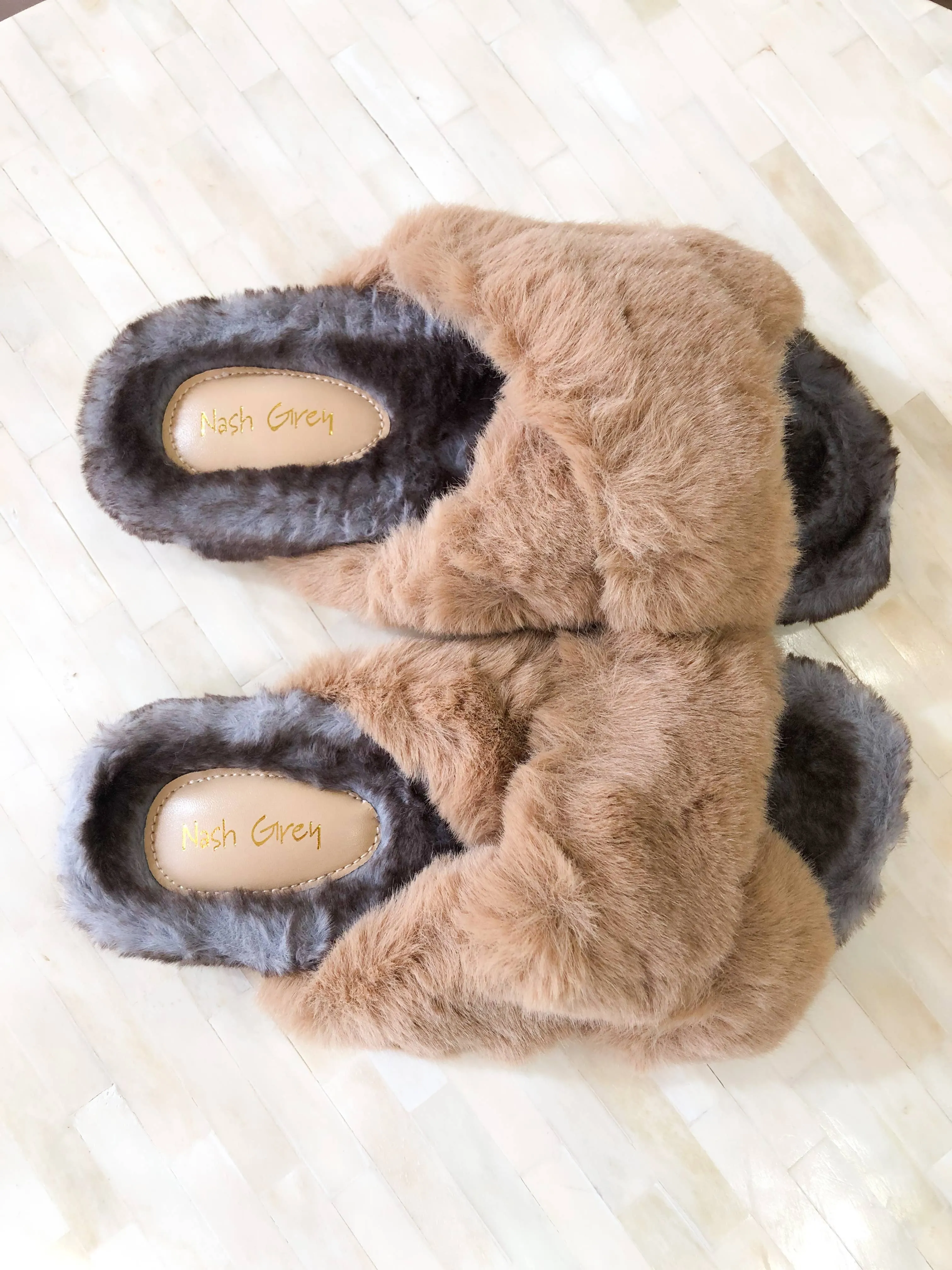 Feeling Cozy Slippers in Brown