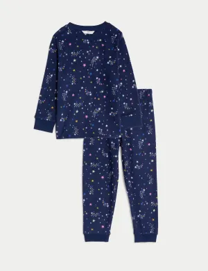 Fleece Star Print Pyjamas