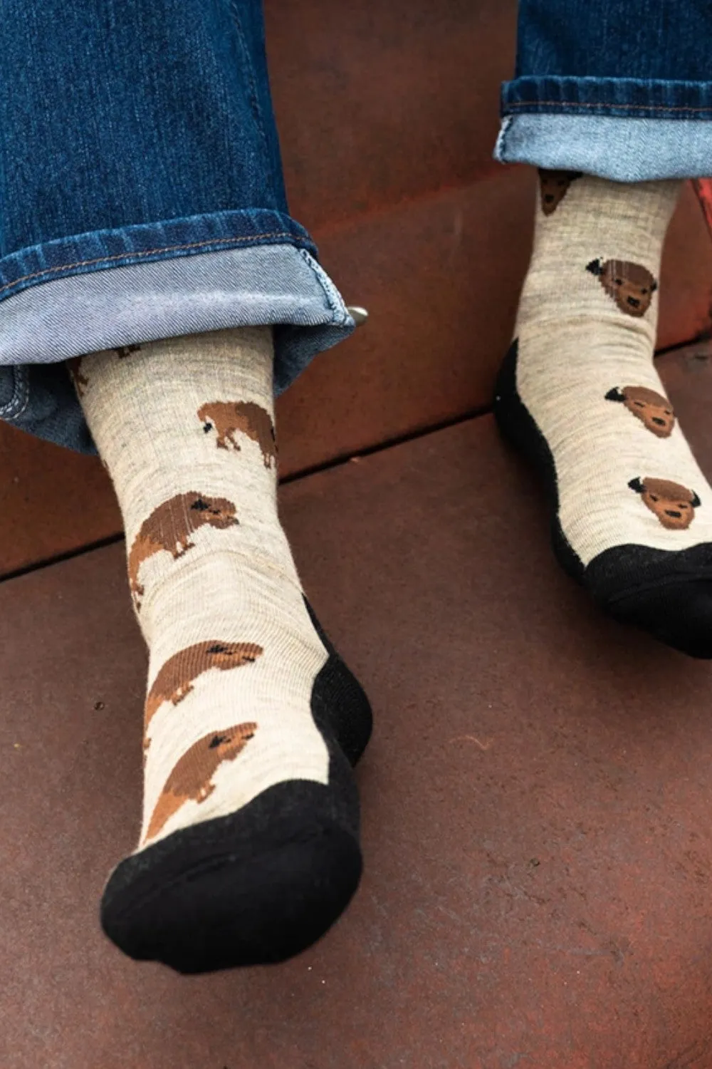 Friday Sock Co. Merino Wool Bison