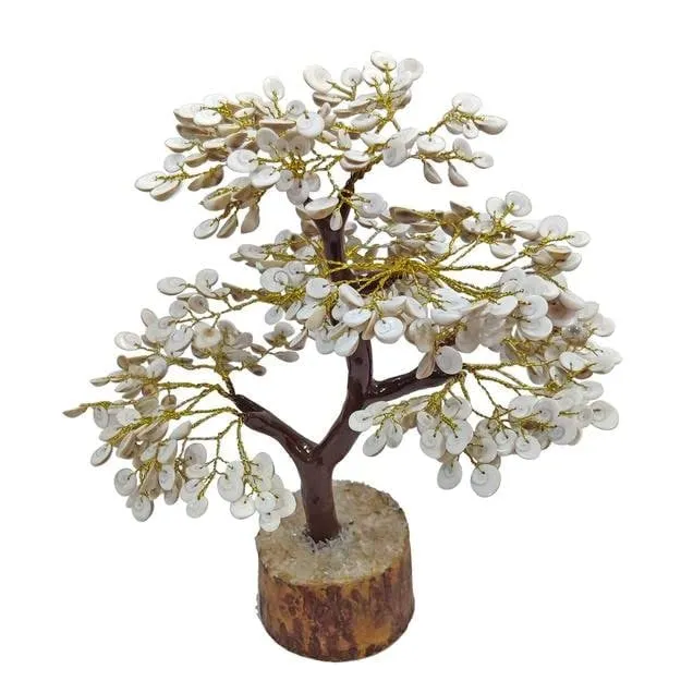 Galox Natural & Original Gomti Chakra | Gomati Chakra Tree for Good Luck & Prosperity Decorative Showpiece (500 Beads)