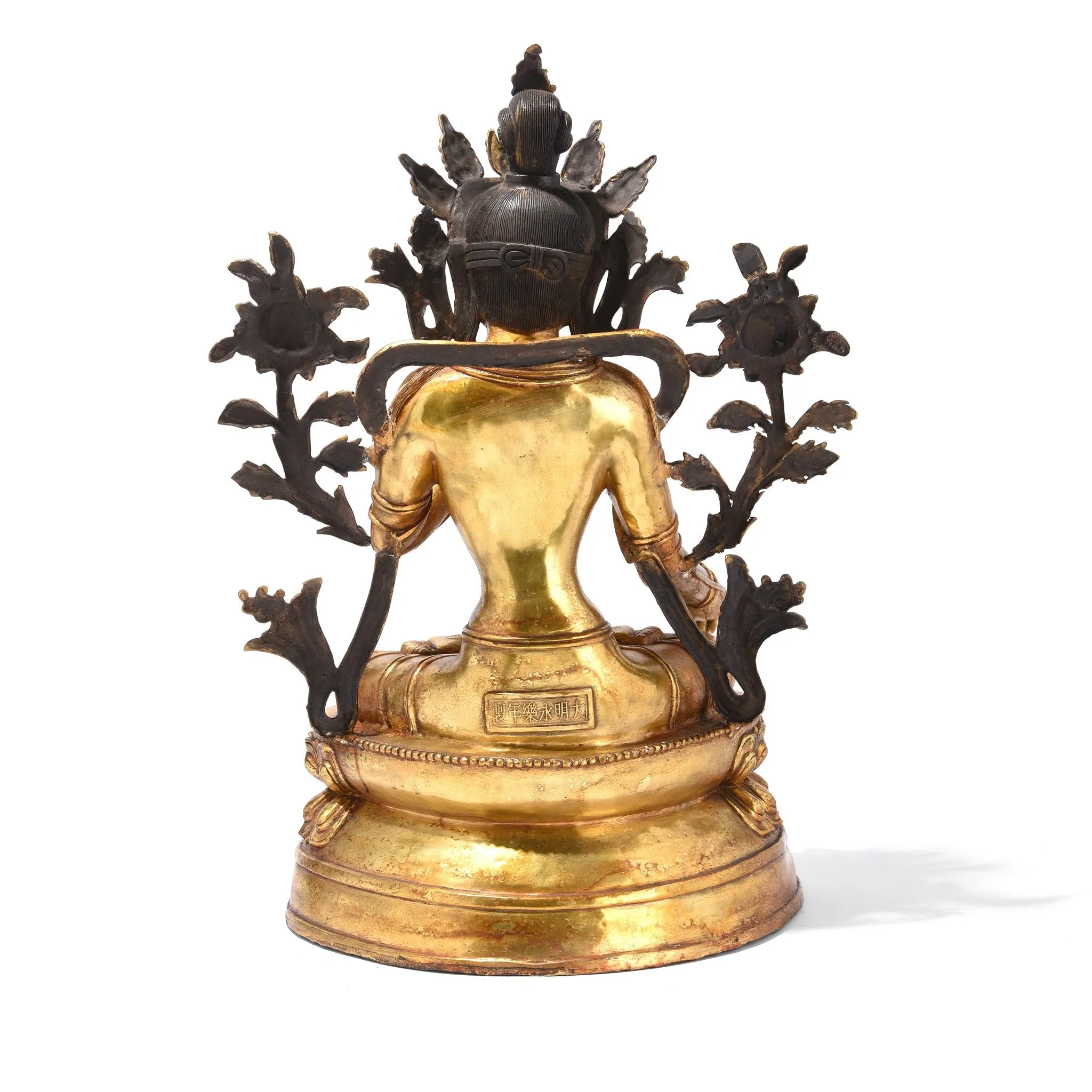 Gilt Bronze Statue Of The Tibetan Goddess Tara