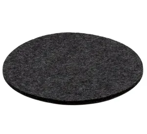 Graf Lantz Felt Round 8" Trivet – Charcoal