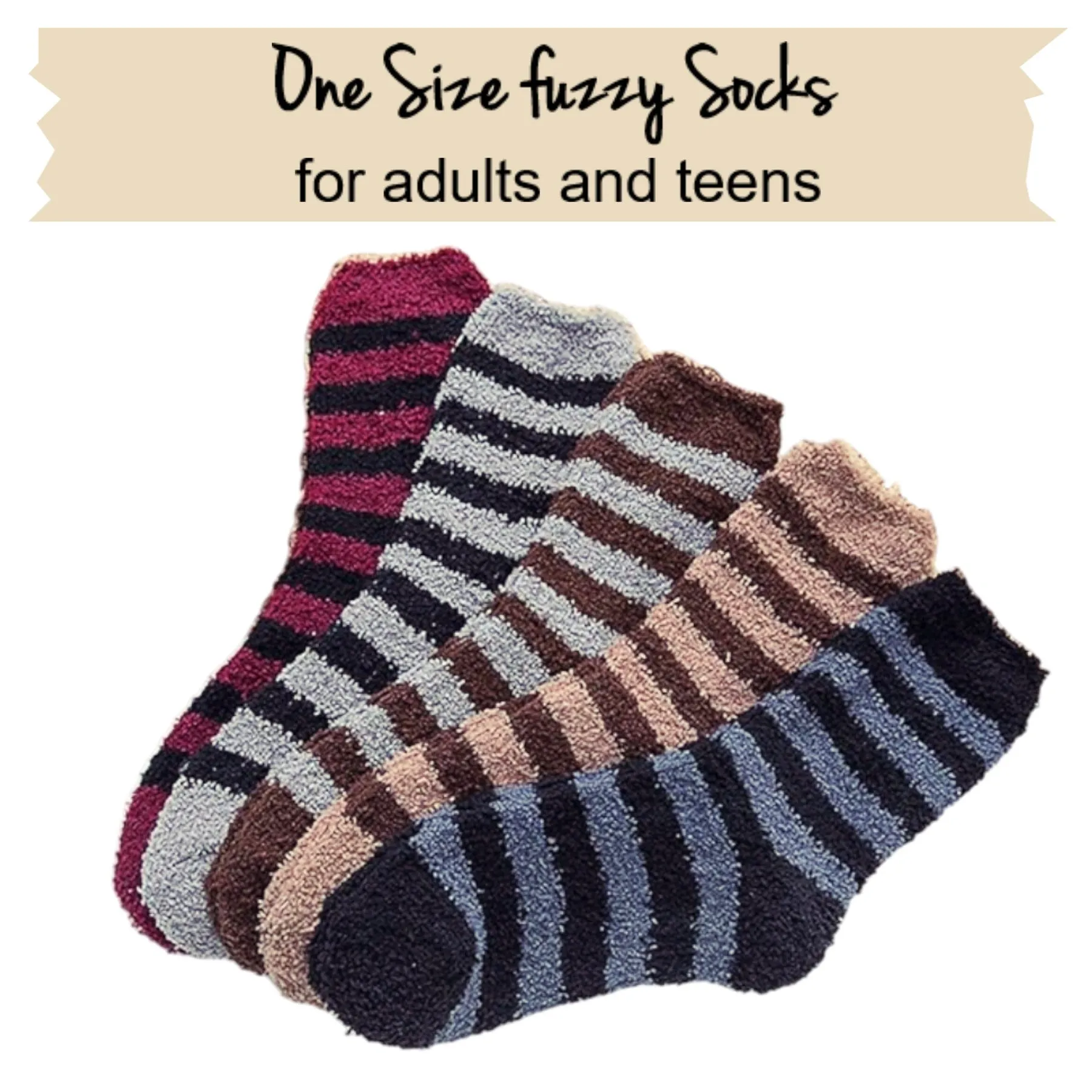 Halloween fuzzy socks gift box for adults and teens