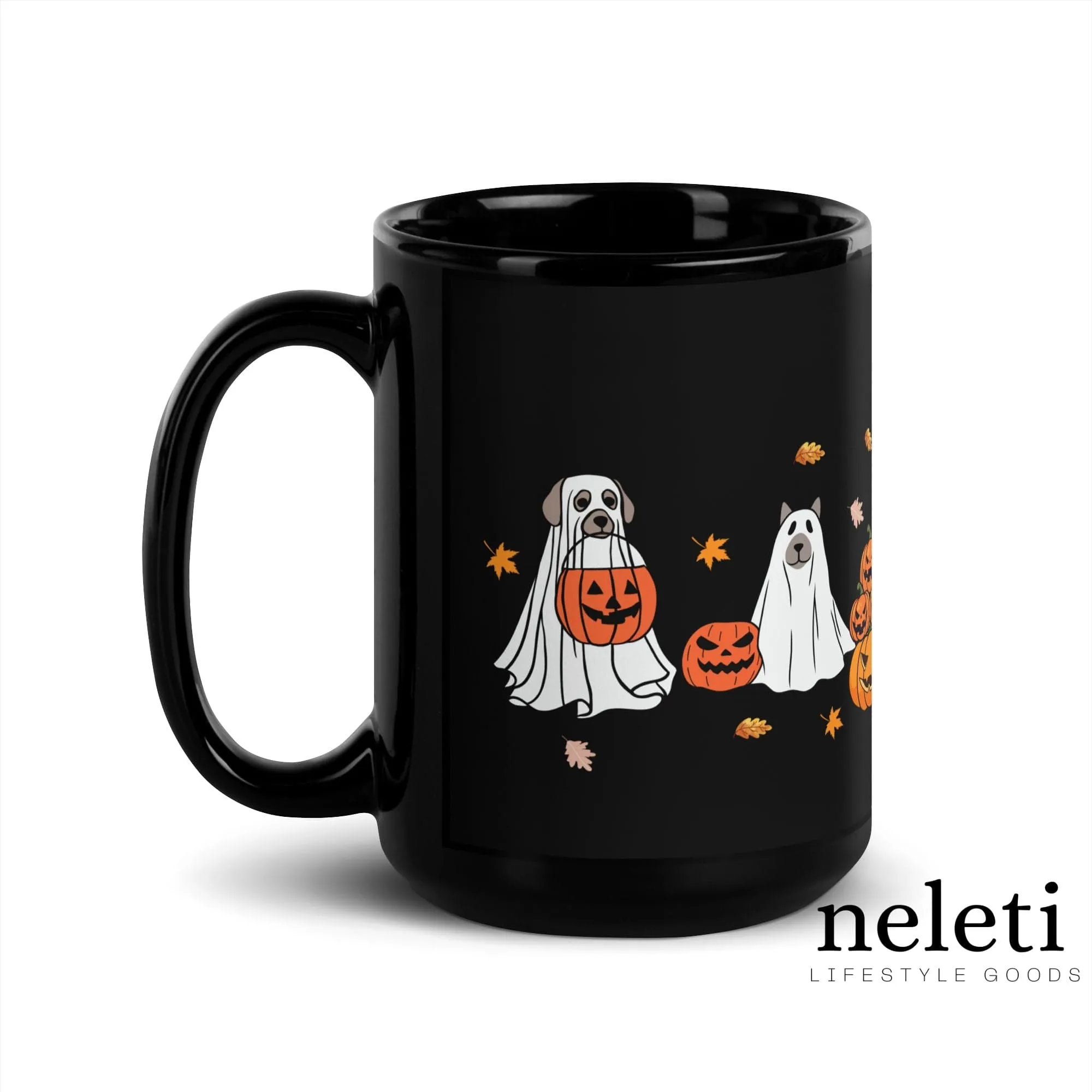 Halloween Mug: Spooky Paws for Dog Lovers