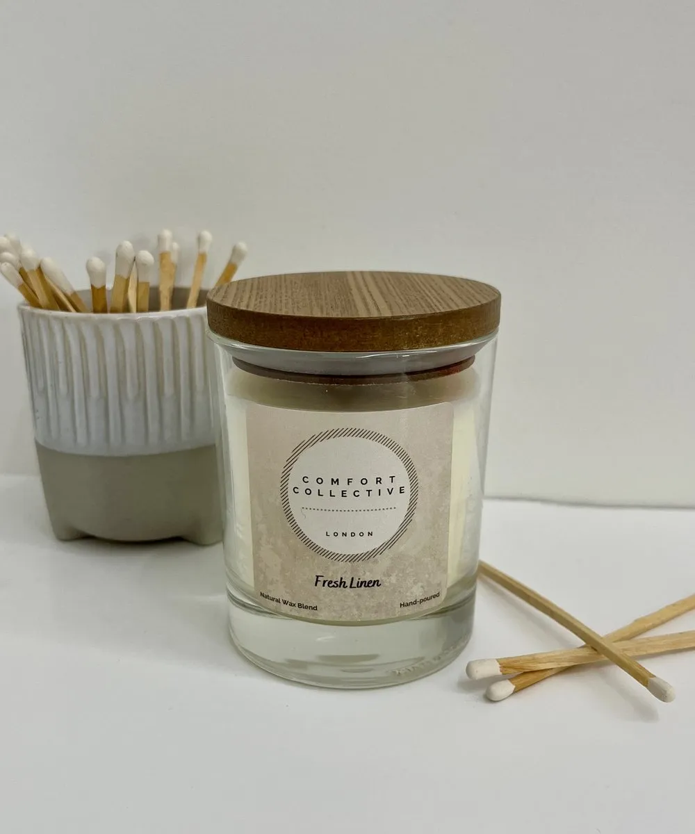 Hand Poured Candle 'Fresh Linen'