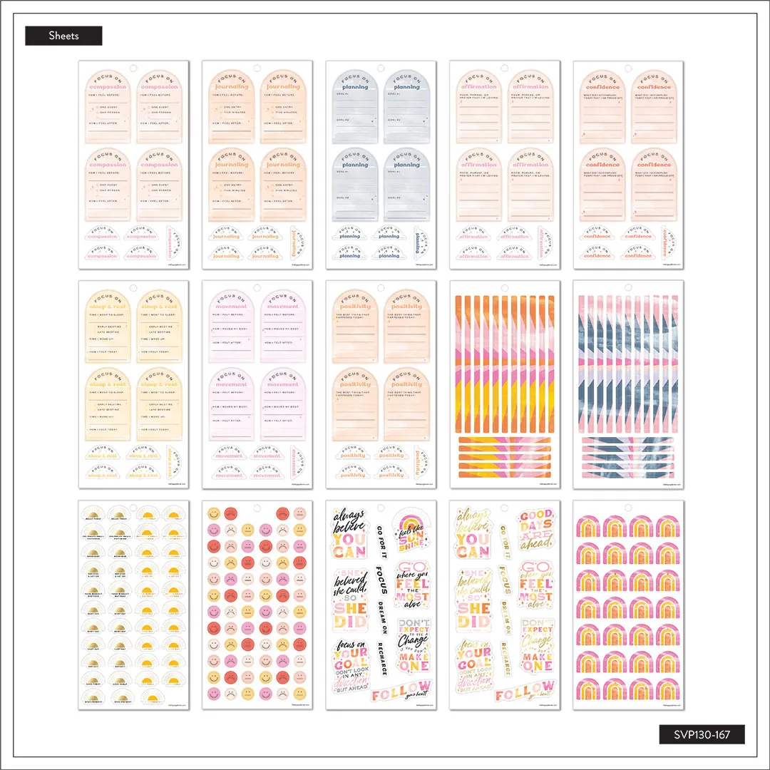 Happy Planner Big Feels Like Sunshine Sticker Book Value Pack