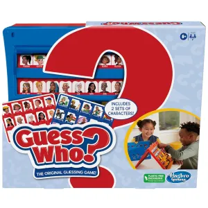 Hasbro Gaming Guess Who? Original, Easy to Load Frame, Double-Sided Character Sheet, 2 Player Board Games for Kids, Ages 6 and Up