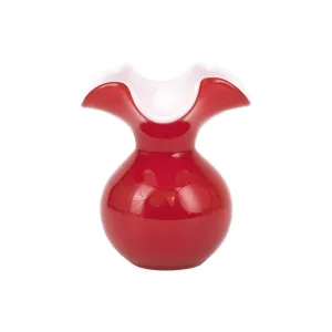 Hibiscus Glass Bud Vase | Red