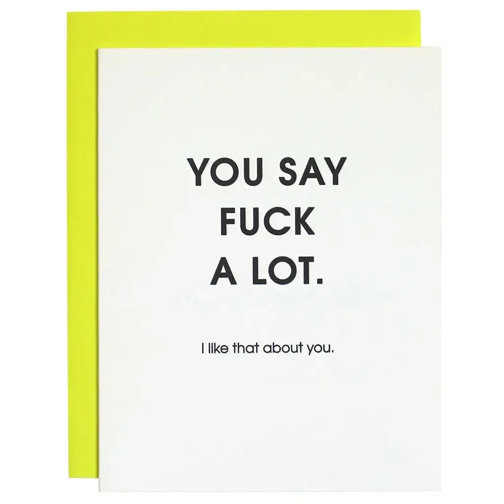 LOL Cheese Letterpress Greeting Cards