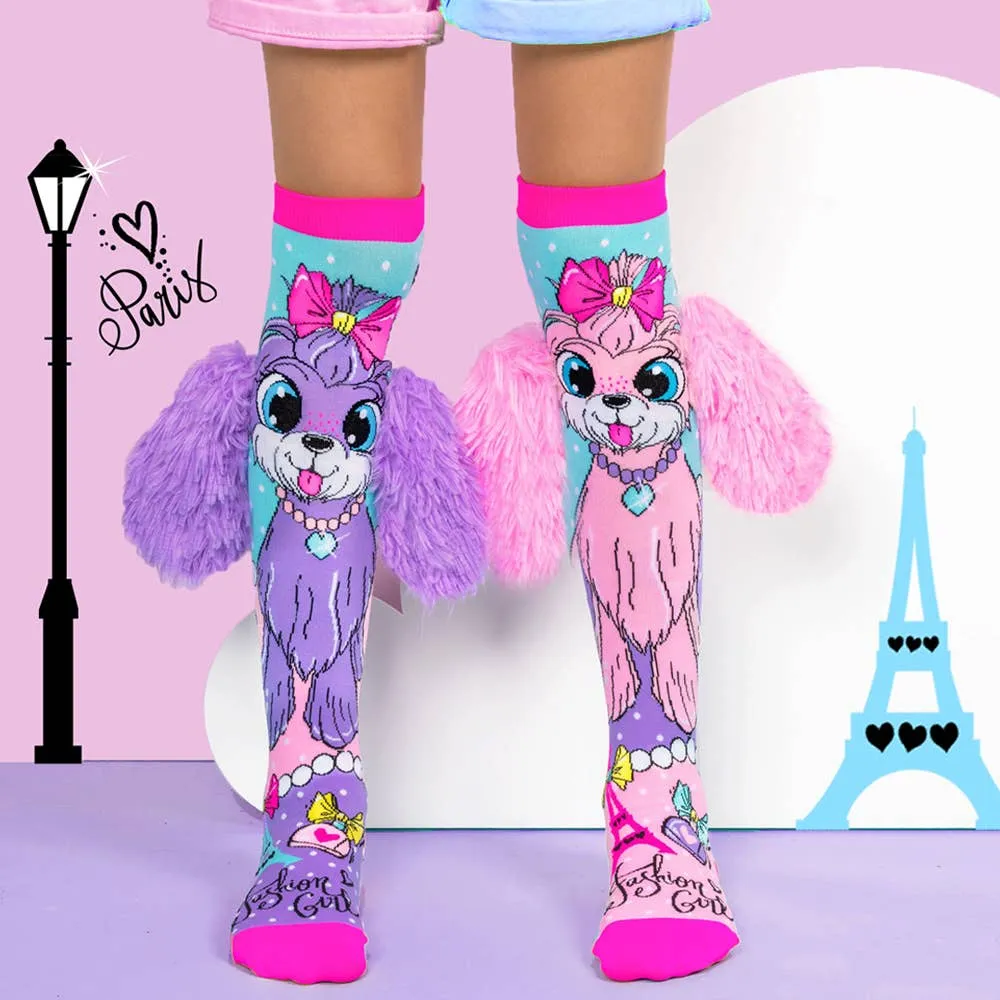 MAD Coco in Paris 3D Poodle Socks