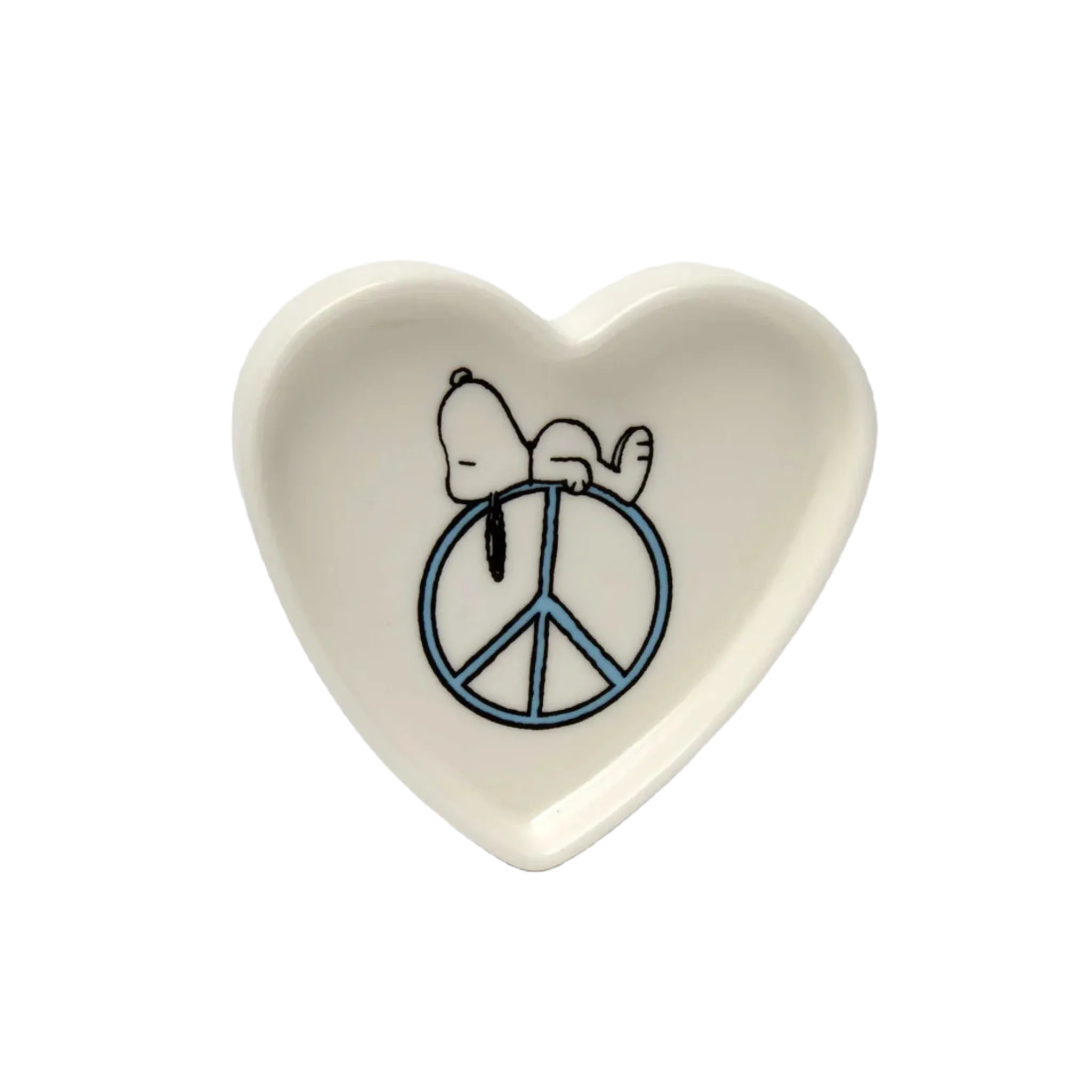 Magpie Gifts Peanuts Snoopy Heart Trinket Dish - Peace