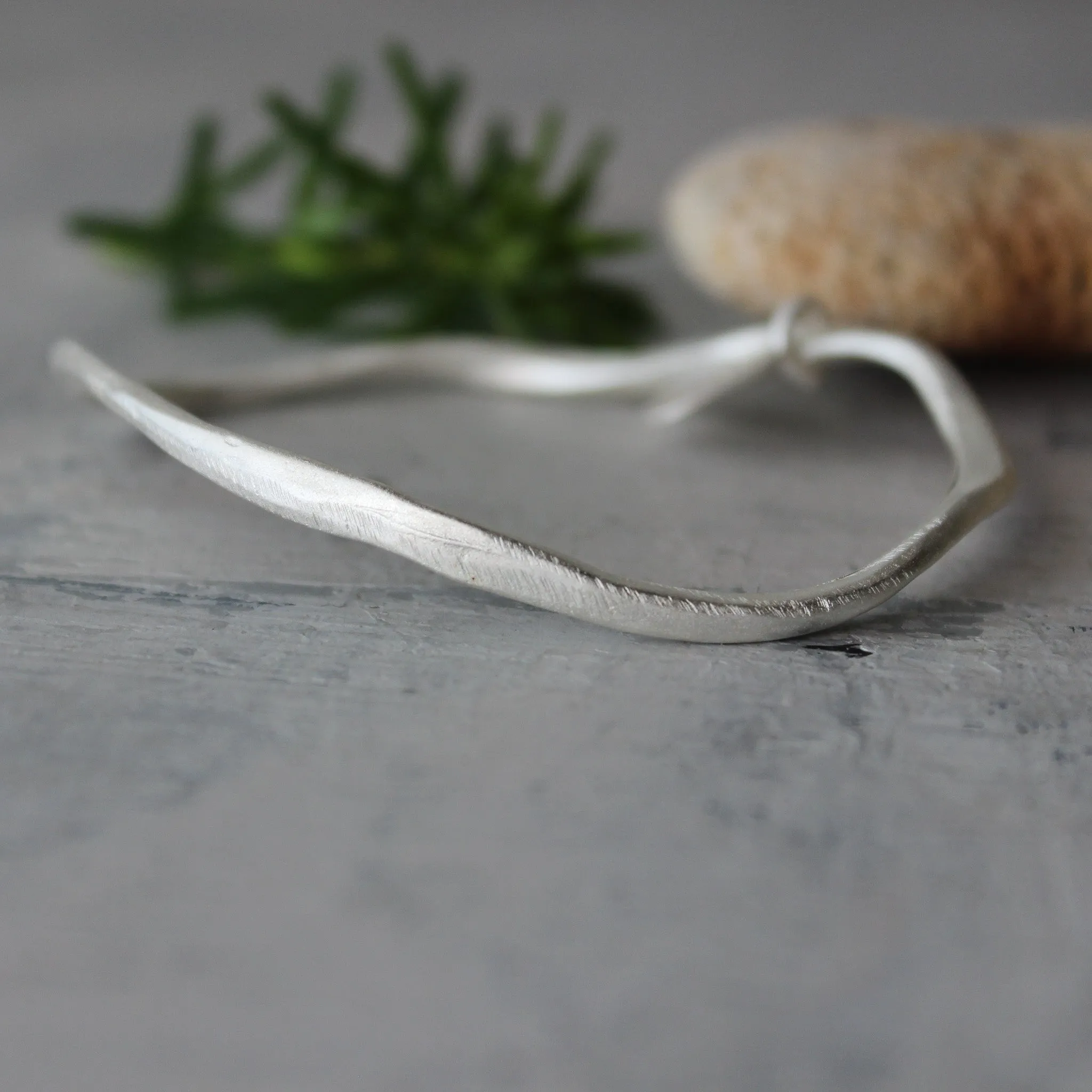 Mediterranean Silver Bangle