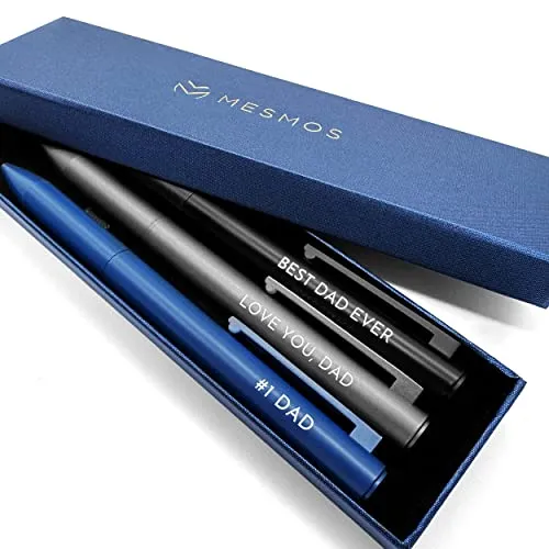 Mesmos 3pk Luxury Fancy Pen Set Birthday Gifts for Dad Gifts Ballpoint Pens