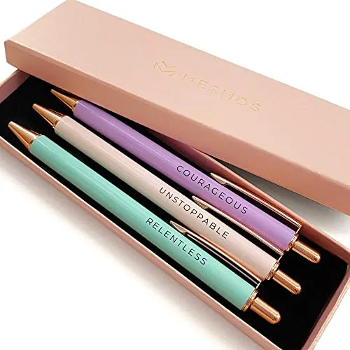 Mesmos Fancy Pen Set Inspirational Gifts Boss Lady Writing Pens