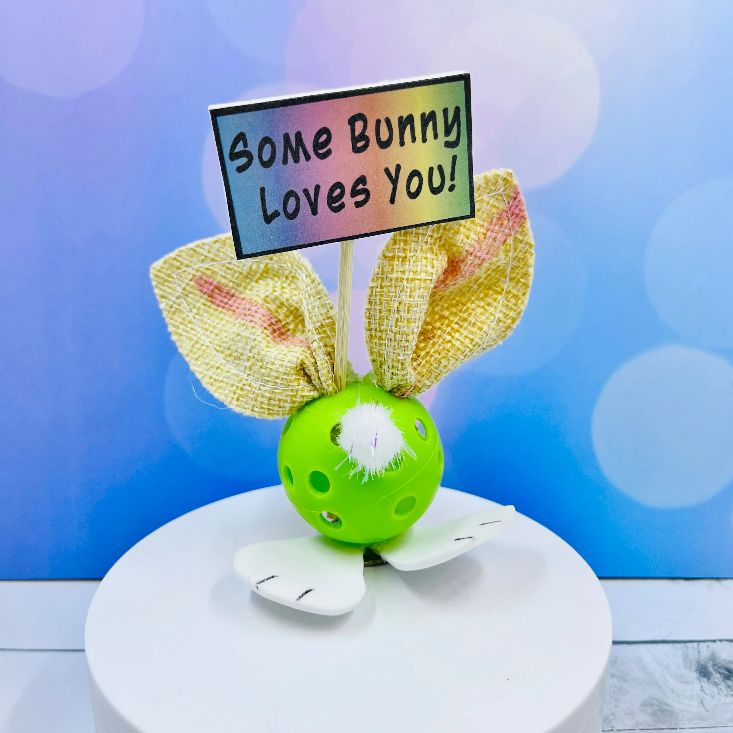 Mini Easter Pickleball Gnomes | Pickleball Easter Gifts And Decor