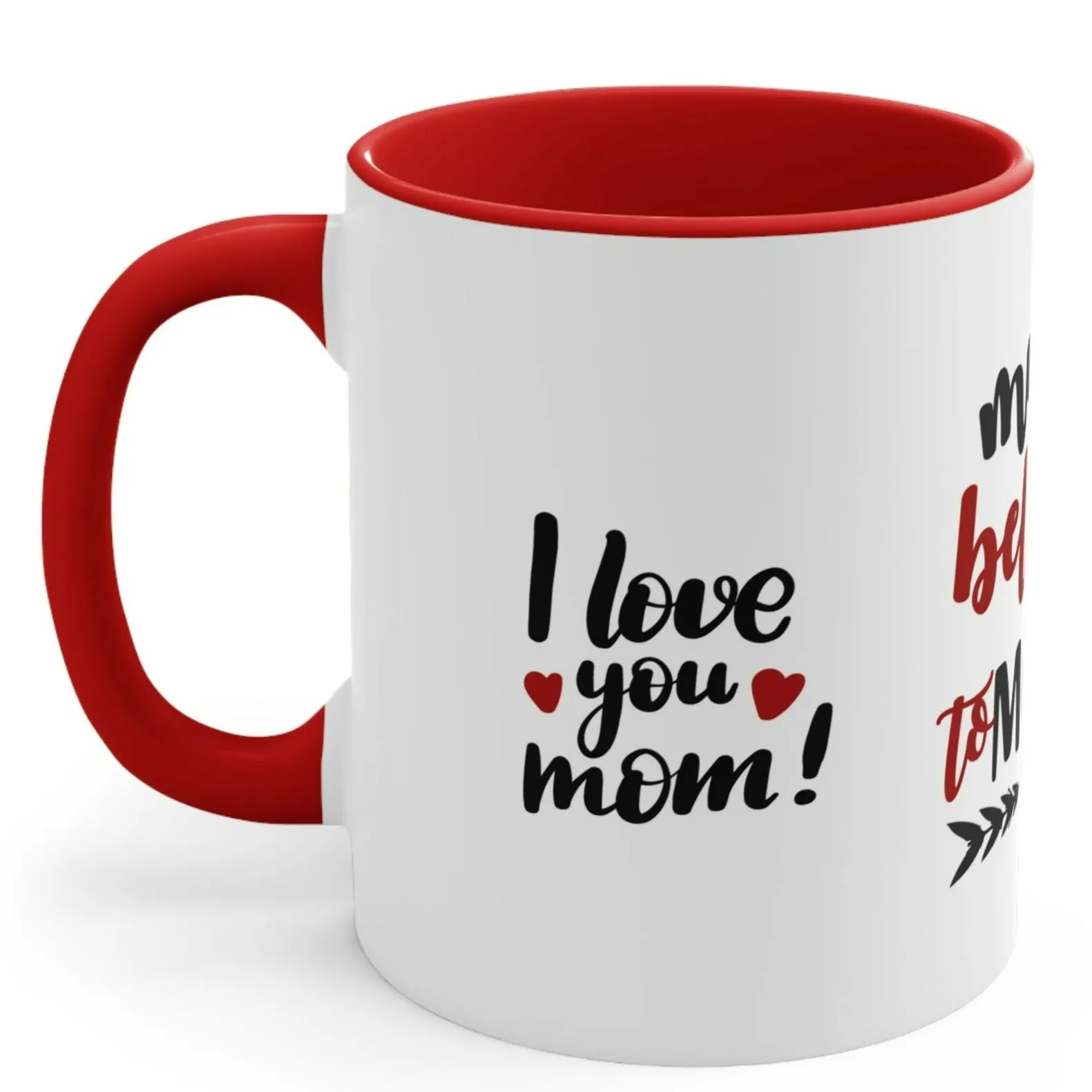 MY HEART Belongs to MOM Mug, Valentine's Day Gifts, Mother's Day Gifts, Gifts for Mom, Mom's Coffee Mugs, Mothers Appreciation Gift