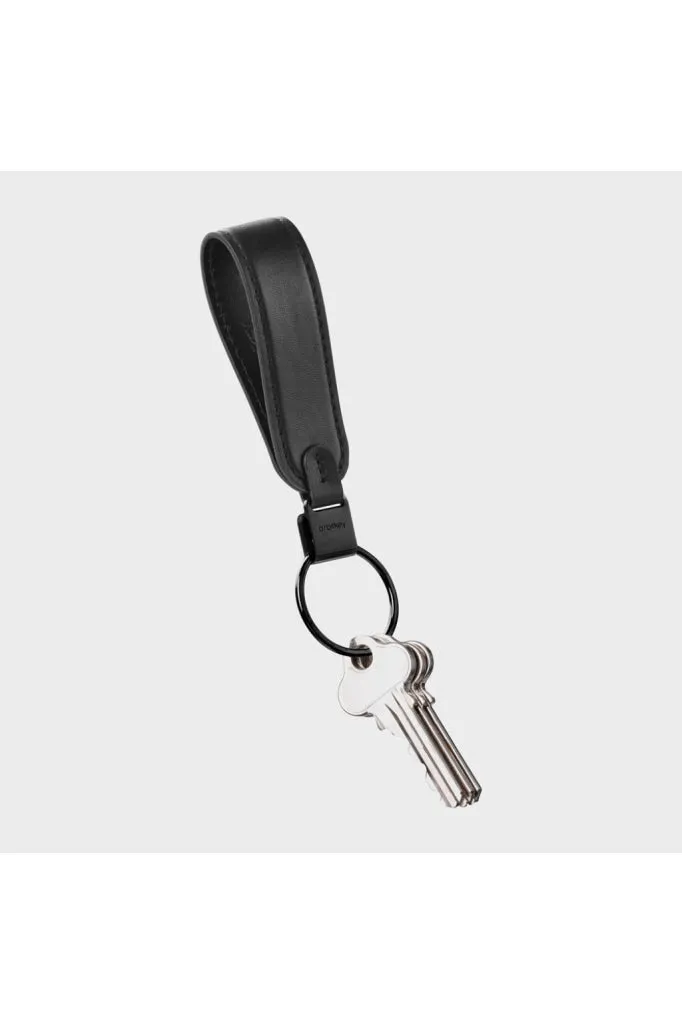 Orbitkey - Loop Keychain - Leather - Black