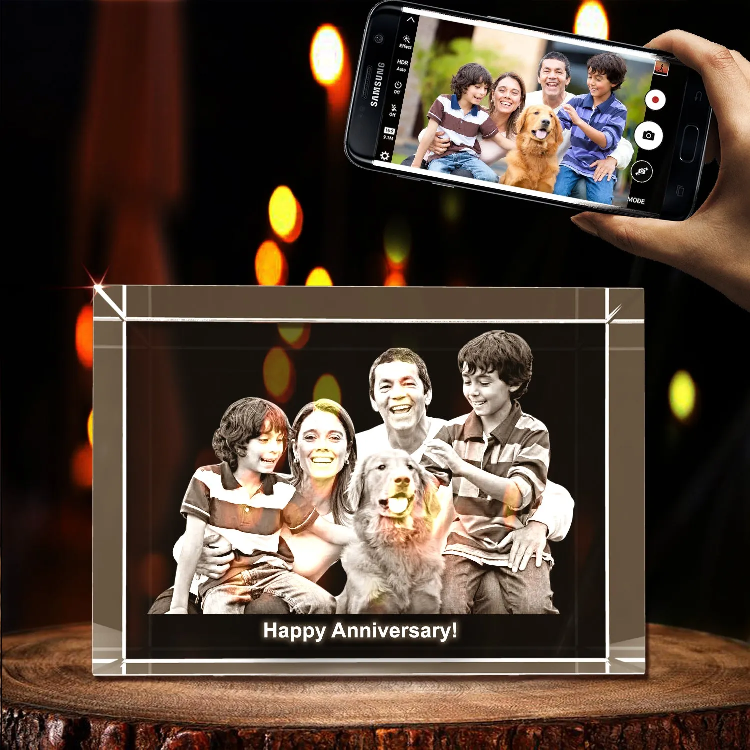 Personalized 3D Crystal Photo Gifts - Made in Canada