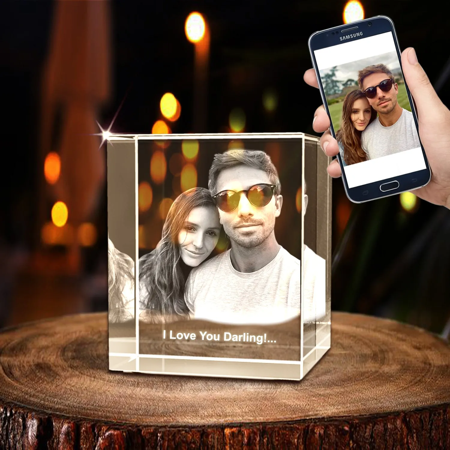 Personalized 3D Crystal Photo Gifts - Made in Canada