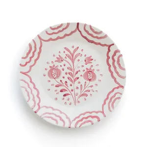 Pomegranate Duet Rose Salad Plate | Set of 2