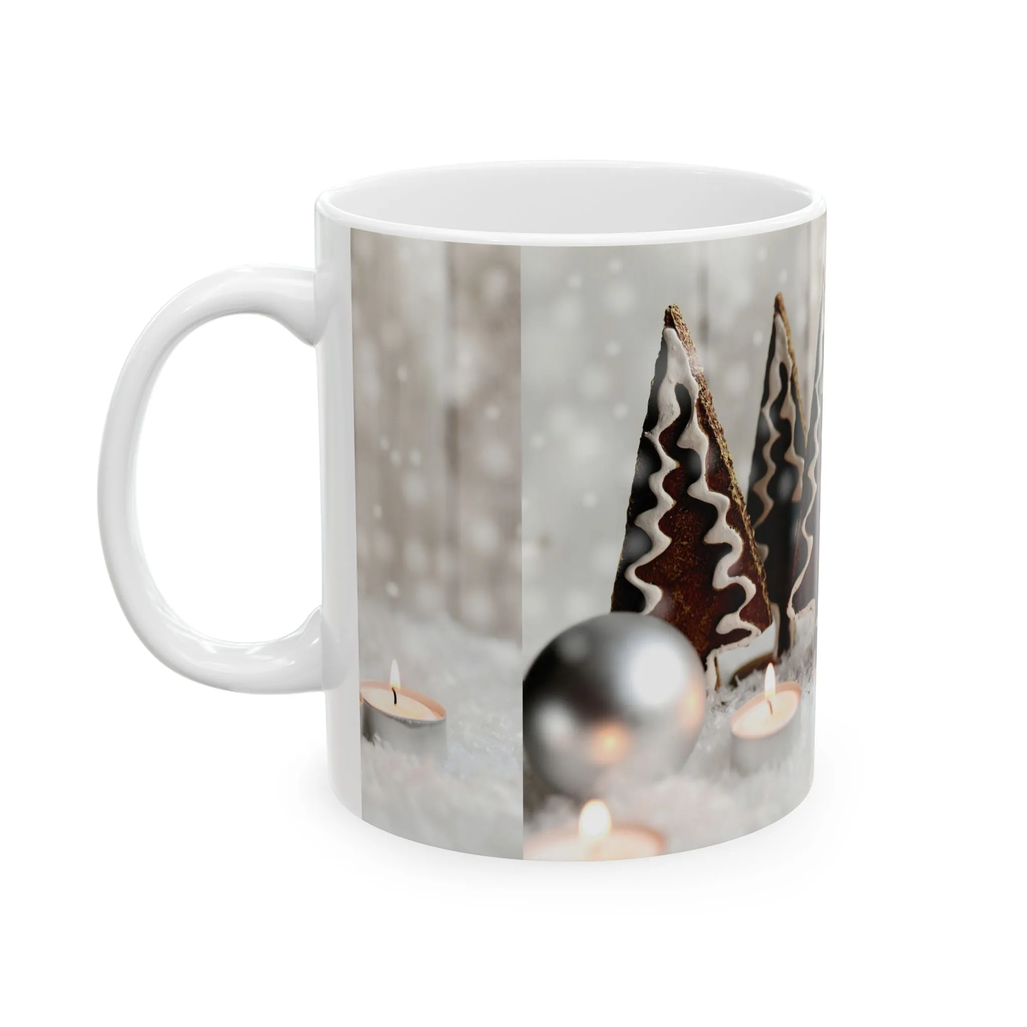 Princess Grace Winter Wonderland Ceramic Mug - Cozy Holiday Drinkware (11oz, 15oz)