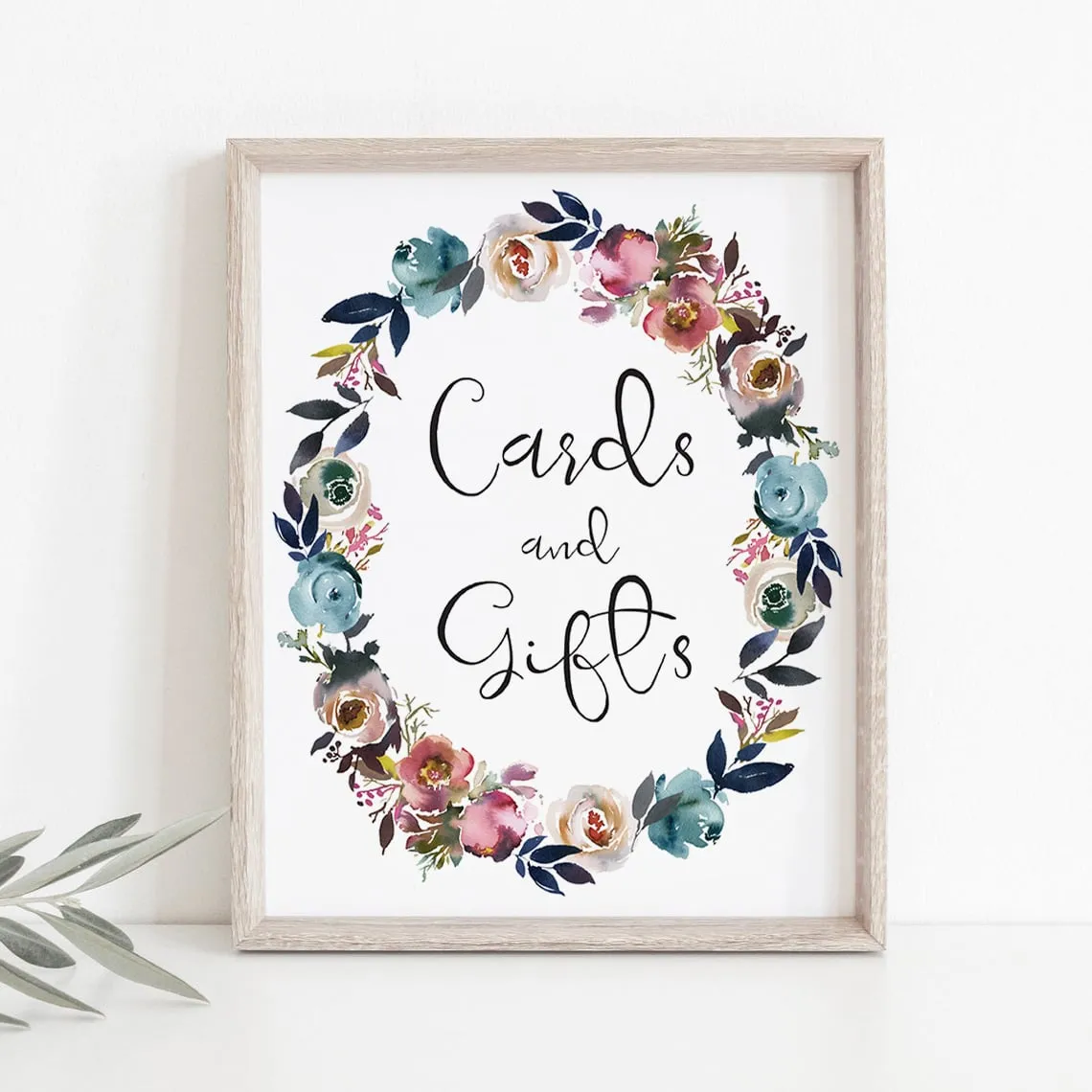 Printable Boho Party Decor Cards and Gifts Sign