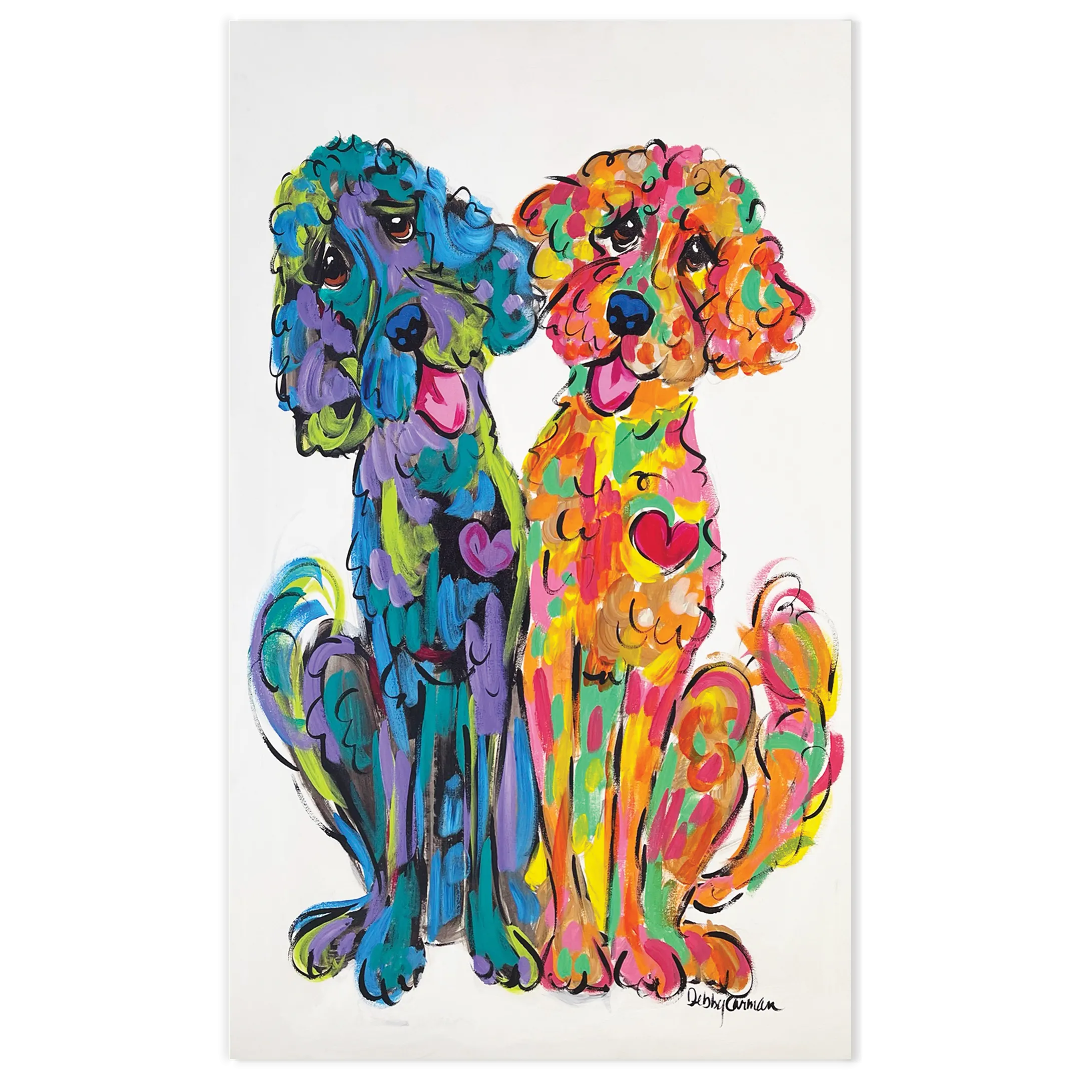 "Double Rainbow Doodles" by Debby Carman