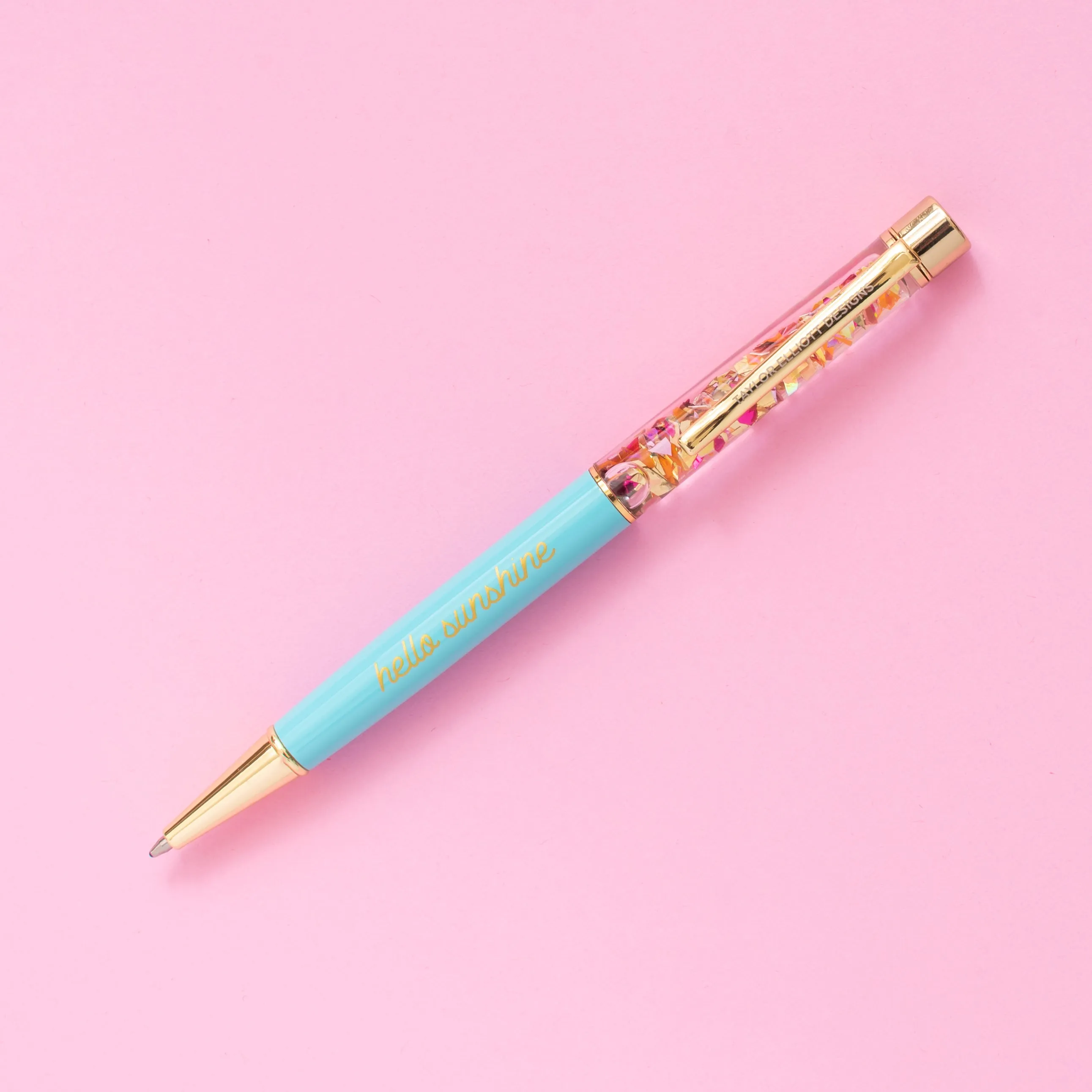 "Hello Sunshine" Confetti Pen