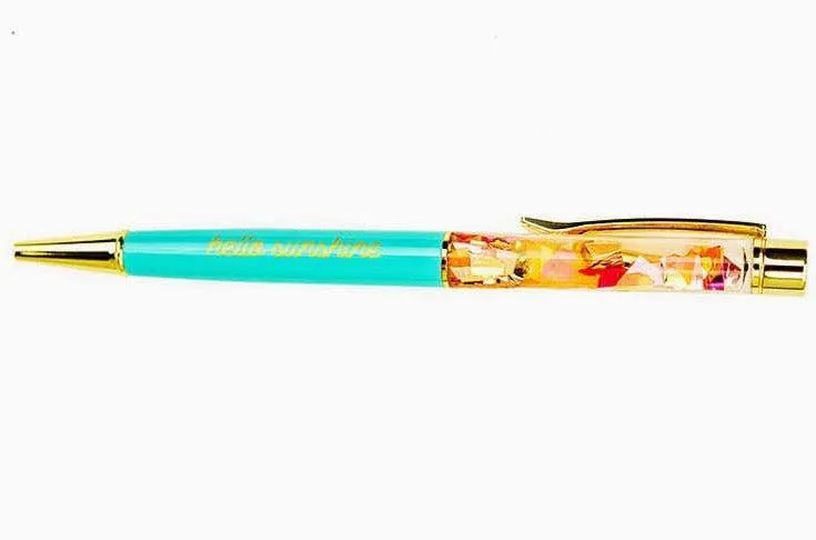 "Hello Sunshine" Confetti Pen