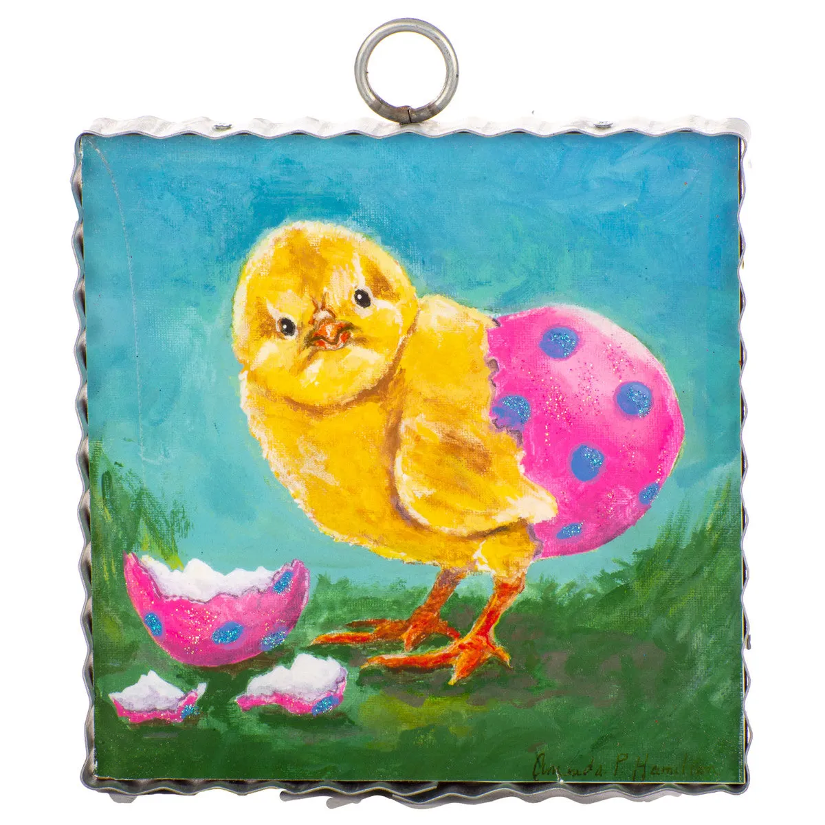 RTC Mini Gallery Charm - "I'm Stuck" Chick