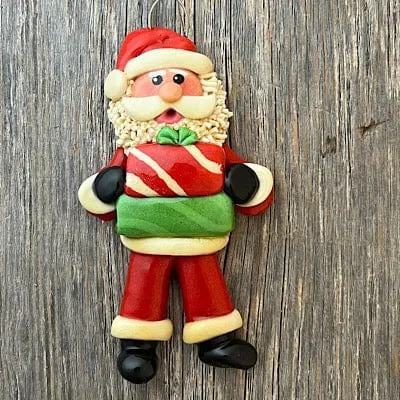 Santa Brings Gifts Ornament