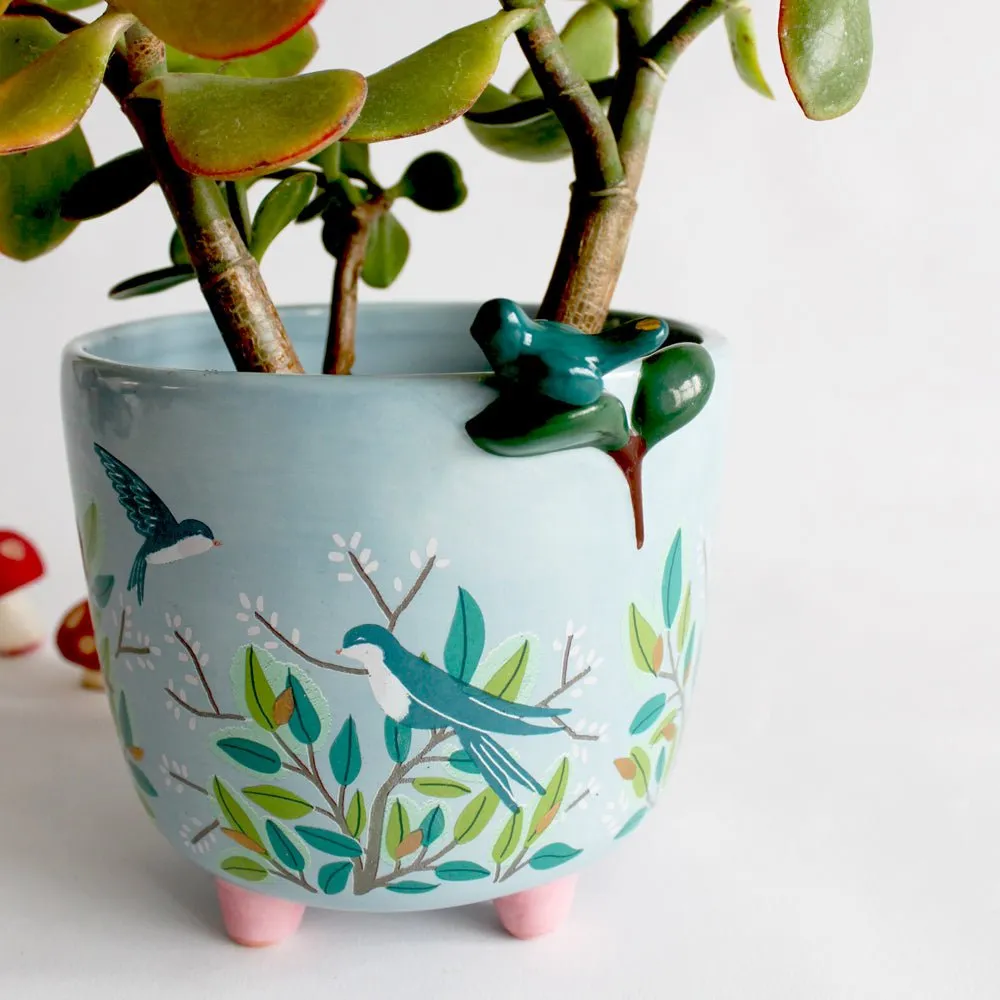 Secret Garden Bird Planter