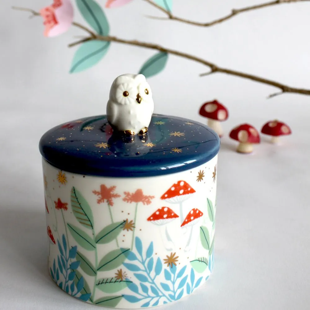 Secret Garden Owl Jar